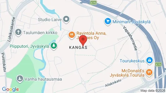 Apartments for rent i Jyväskylä - kort over placeringen