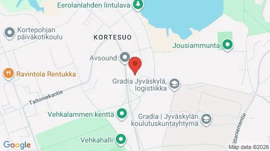 Apartments for rent i Jyväskylä - kort over placeringen