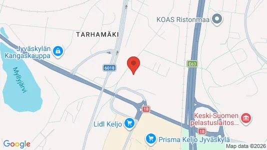 Apartments for rent i Jyväskylä - kort over placeringen