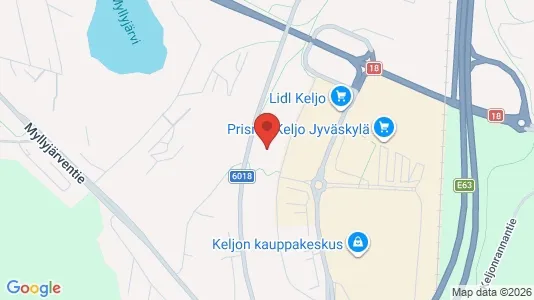Apartments for rent i Jyväskylä - kort over placeringen