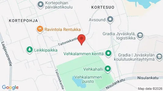 Apartments for rent i Jyväskylä - kort over placeringen