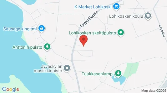 Apartments for rent i Jyväskylä - kort over placeringen