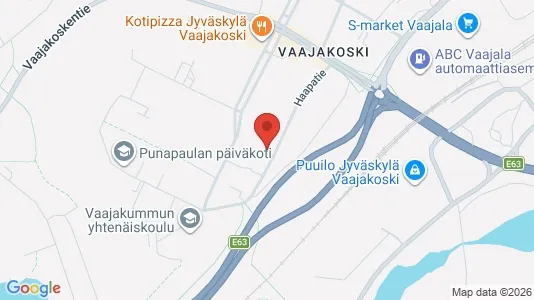 Apartments for rent i Jyväskylä - kort over placeringen
