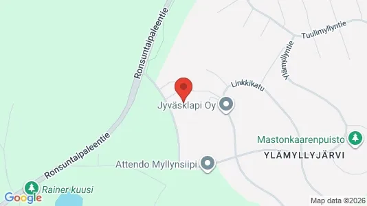Apartments for rent i Jyväskylä - kort over placeringen
