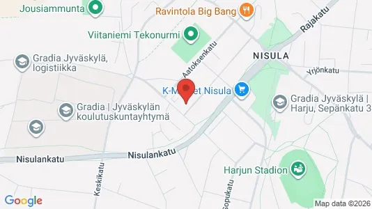 Apartments for rent i Jyväskylä - kort over placeringen