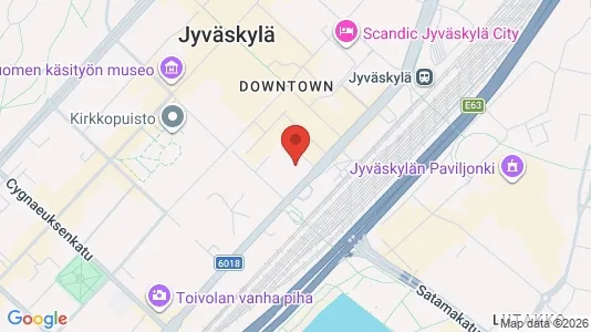 Apartments for rent i Jyväskylä - kort over placeringen