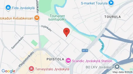 Apartments for rent i Jyväskylä - kort over placeringen