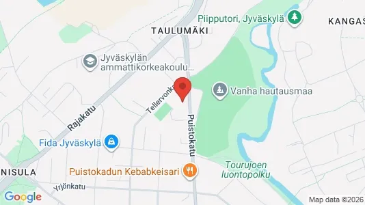 Apartments for rent i Jyväskylä - kort over placeringen