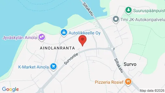 Apartments for rent i Jyväskylä - kort over placeringen