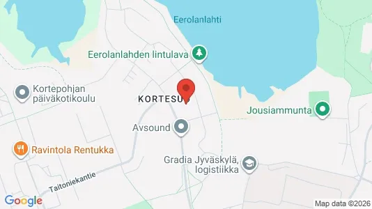 Apartments for rent i Jyväskylä - kort over placeringen