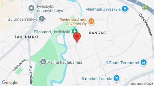 Apartments for rent i Jyväskylä - kort over placeringen