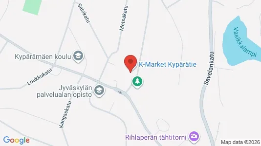 Apartments for rent i Jyväskylä - kort over placeringen