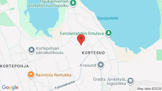 Apartments for rent i Jyväskylä - kort over placeringen