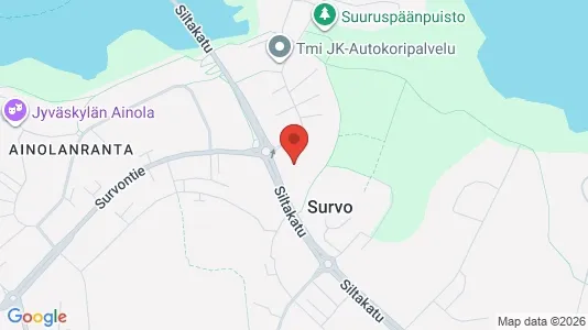 Apartments for rent i Jyväskylä - kort over placeringen