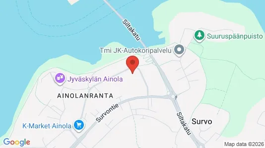 Apartments for rent i Jyväskylä - kort over placeringen