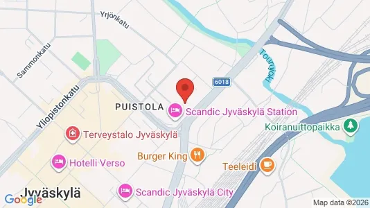 Apartments for rent i Jyväskylä - kort over placeringen