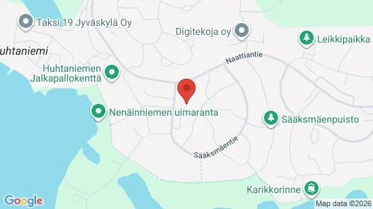 Apartments for rent i Jyväskylä - kort over placeringen