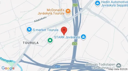 Apartments for rent i Jyväskylä - kort over placeringen