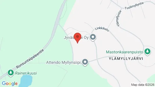 Apartments for rent i Jyväskylä - kort over placeringen