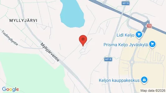 Apartments for rent i Jyväskylä - kort over placeringen