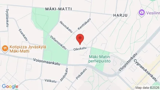 Apartments for rent i Jyväskylä - kort over placeringen