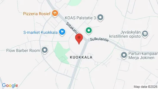 Apartments for rent i Jyväskylä - kort over placeringen