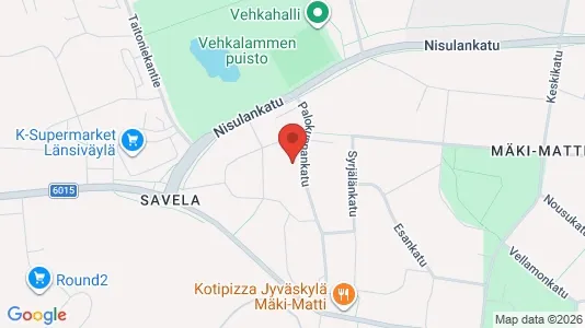Apartments for rent i Jyväskylä - kort over placeringen