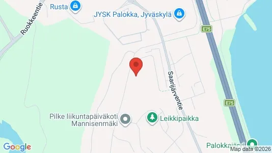 Apartments for rent i Jyväskylä - kort over placeringen