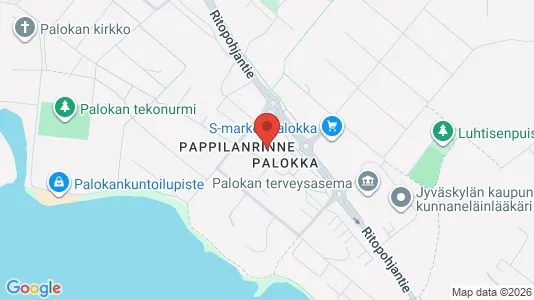 Apartments for rent i Jyväskylä - kort over placeringen