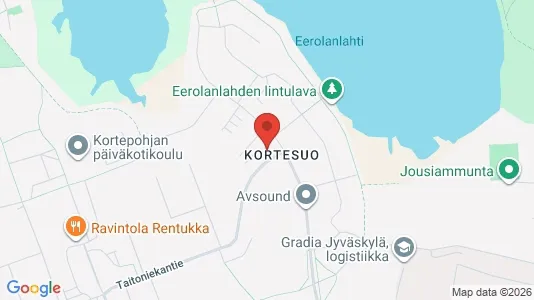 Apartments for rent i Jyväskylä - kort over placeringen