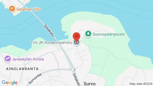 Apartments for rent i Jyväskylä - kort over placeringen