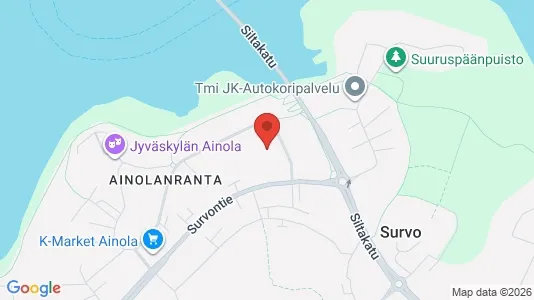 Apartments for rent i Jyväskylä - kort over placeringen