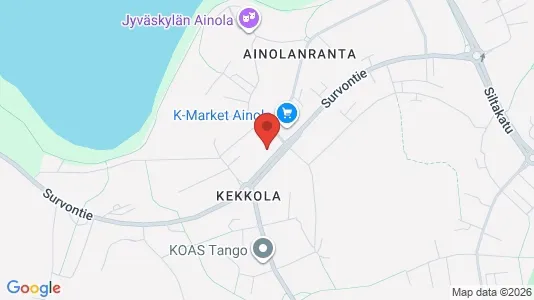 Apartments for rent i Jyväskylä - kort over placeringen