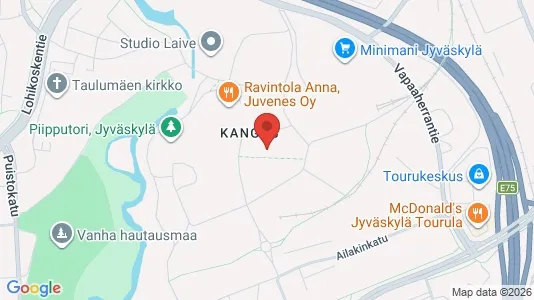 Apartments for rent i Jyväskylä - kort over placeringen