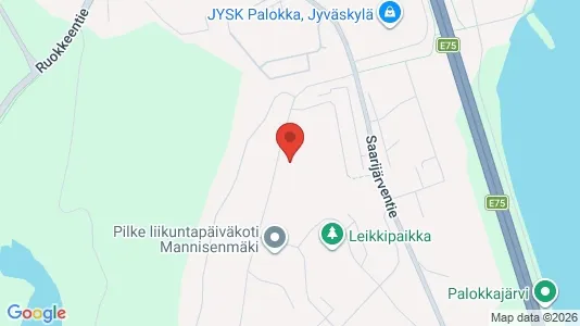 Apartments for rent i Jyväskylä - kort over placeringen