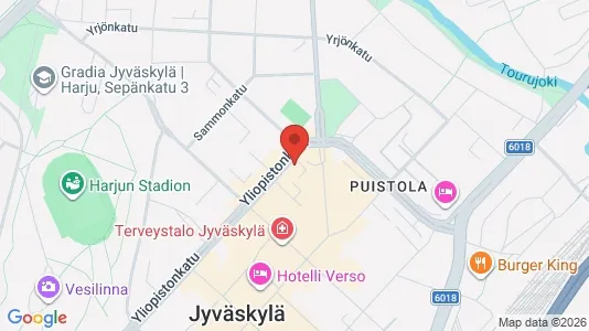 Apartments for rent i Jyväskylä - kort over placeringen