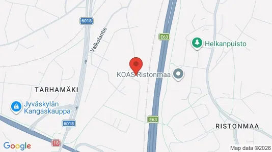 Apartments for rent i Jyväskylä - kort over placeringen