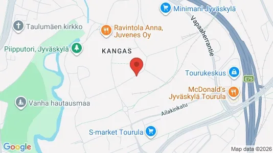 Apartments for rent i Jyväskylä - kort over placeringen