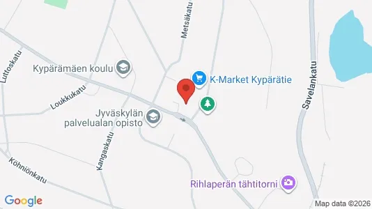 Apartments for rent i Jyväskylä - kort over placeringen