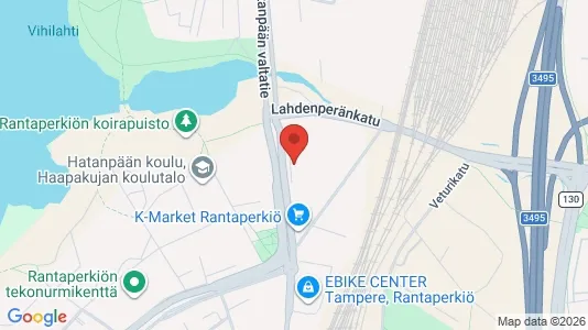 Apartments for rent i Tampere Eteläinen - kort over placeringen