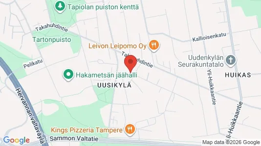 Apartments for rent i Tampere Keskinen - kort over placeringen