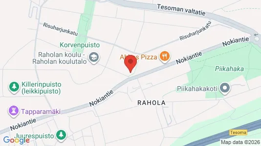 Apartments for rent i Tampere Lounainen - kort over placeringen
