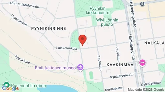 Apartments for rent i Tampere Keskinen - kort over placeringen
