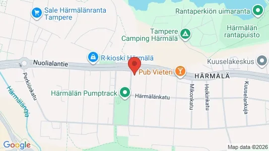 Apartments for rent i Tampere Eteläinen - kort over placeringen
