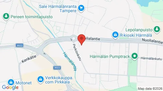 Apartments for rent i Tampere Eteläinen - kort over placeringen