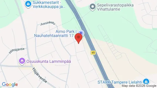 Apartments for rent i Tampere Lounainen - kort over placeringen