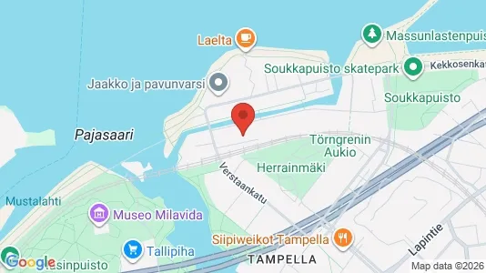 Apartments for rent i Tampere Keskinen - kort over placeringen