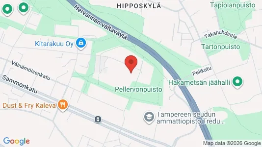Apartments for rent i Tampere Keskinen - kort over placeringen