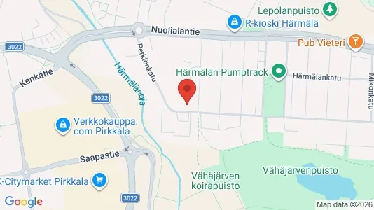 Apartments for rent i Tampere Eteläinen - kort over placeringen