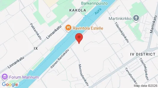Apartments for rent i Turku - kort over placeringen